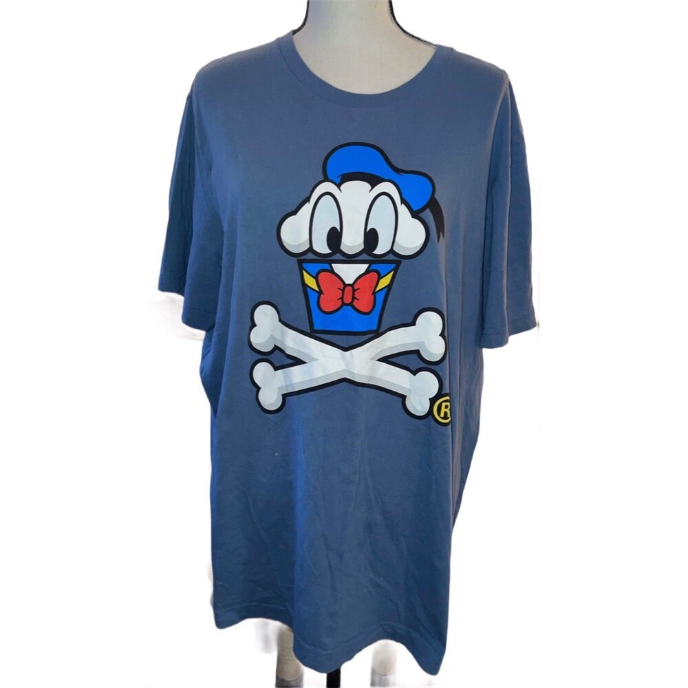 Johnny Cupcakes Disney Donald Duck T-shirt 2XL Blue